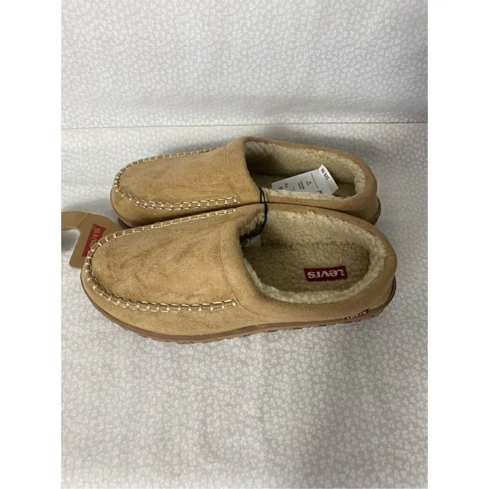 Levi's® Harbin Men's MEDIUM SIZE 8/9 Slippers - WHEAT COLOR
